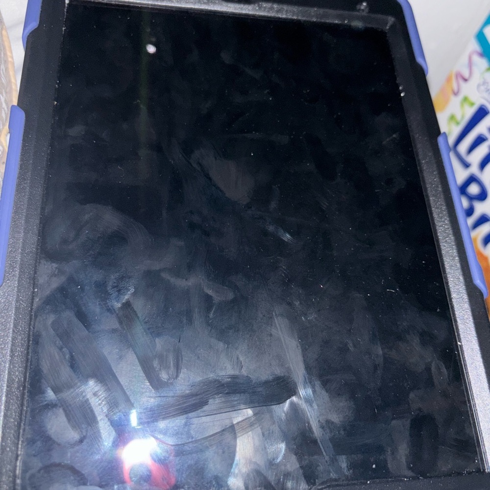 Black and Blue Tablet Case